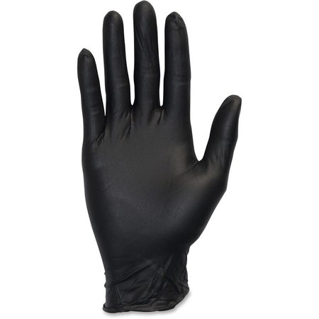 Nitrile Exam Gloves, XLarge, 4.3 mil Palm, 1000/CT, Black, PK10 -  SAFETY ZONE, SZNGNEPXLKCT